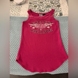 Women’s Harley-Davidson Hot Pink Sleeveless Logo Tank